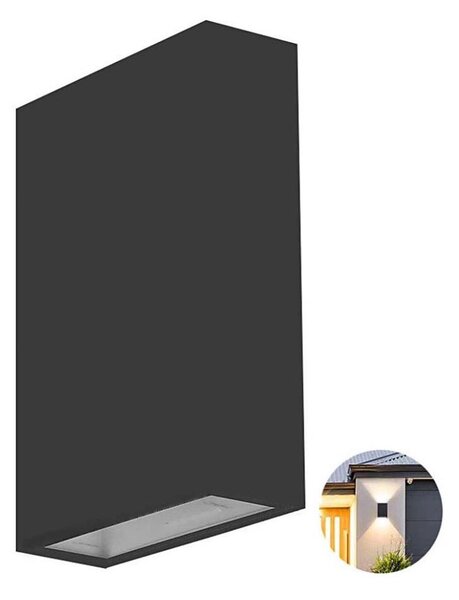 LED Venkovní nástěnné svítidlo LED/4W/230V 3000K IP65 černá