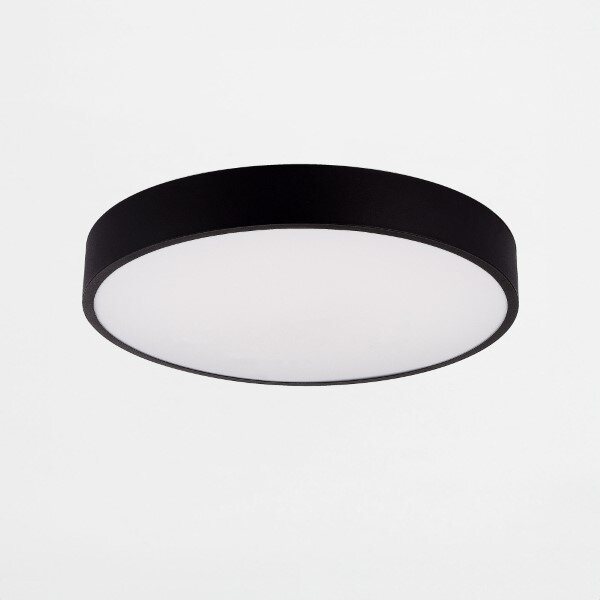 LED stropní svítidlo 40 cm 1100 lm 3000+4000+5500K IP44 černé Zuma Line NADI MS724-R400