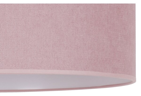 Duolla - Stropní svítidlo BRISTOL 1xE27/15W/230V pr. 45 cm růžová/bílá