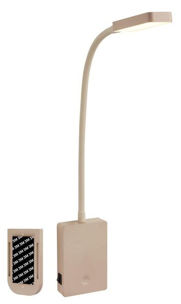 BRILONER Cielo lampa na čtení - 2W, 200lm, LED, nabíjecí, stmívatelné, dotykový vypínač, bezdrátové, béžová 2361011