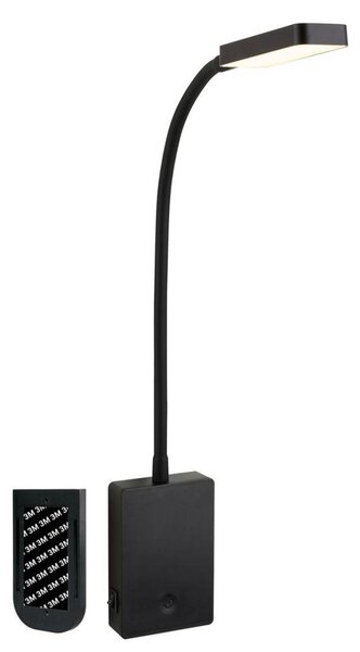 BRILONER Cielo lampa na čtení - 2W, 200lm, LED, nabíjecí, stmívatelné, dotykový vypínač, bezdrátové, černá 2361015