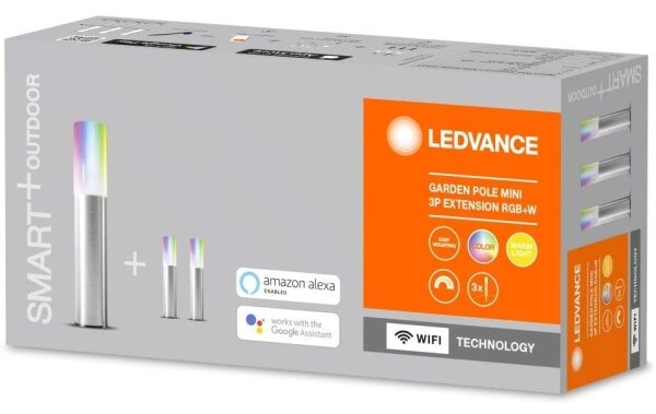 Ledvance - Rozšiřovací SADA 3x LEDRGBWVenkovní lampa SMART 3xLED/1,9W/230V Wi-Fi