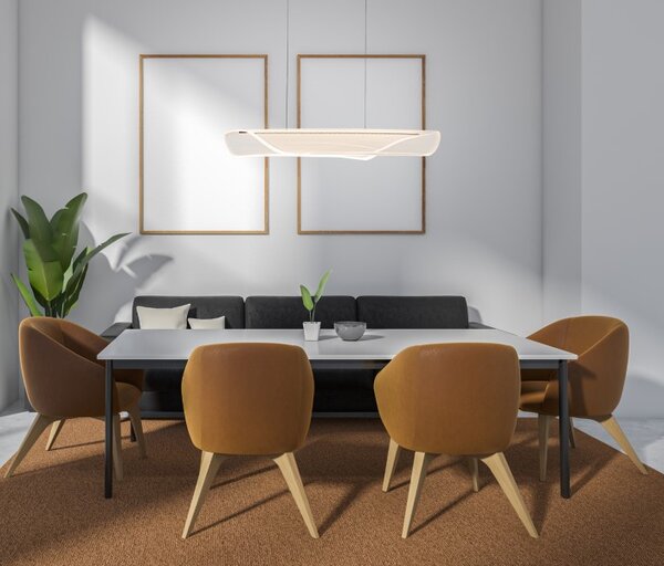 LED závěsné svítidlo 1600 lm 3000K kávová ITALUX Casel PND-57882-32W-3K