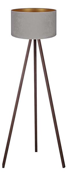 Brilagi - Stojací lampa VELVET 1xE27/60W/230V hnědá/šedá