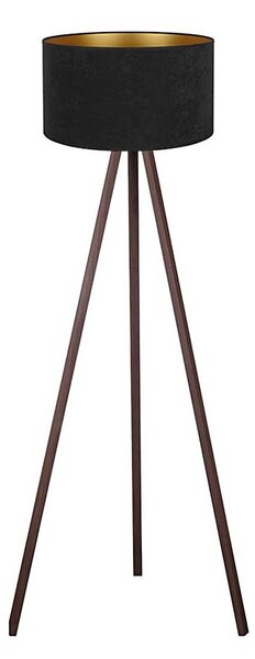 Brilagi - Stojací lampa VELVET 1xE27/60W/230V hnědá/černá