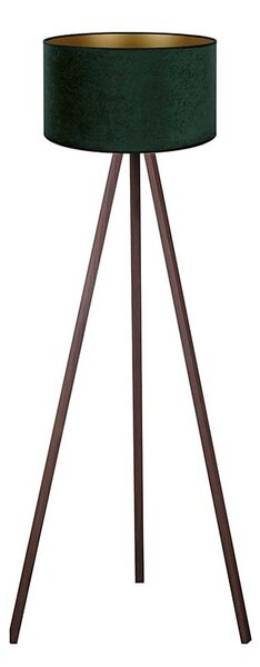Brilagi - Stojací lampa VELVET 1xE27/60W/230V hnědá/zelená