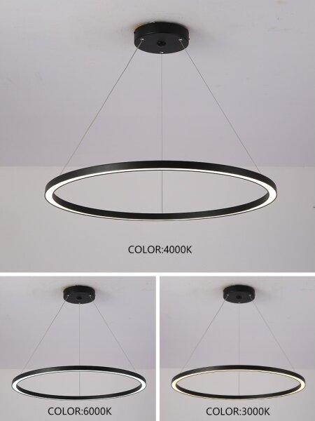 Immax NEO 07158-B80 - LED Stmívatelný lustr FINO LED/60W/230V Tuya černá + DO