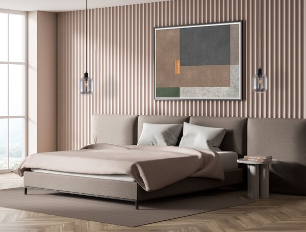 Závěsné svítidlo 1x E27 kouřová ITALUX Zona PND-29258S-1-BK-SG