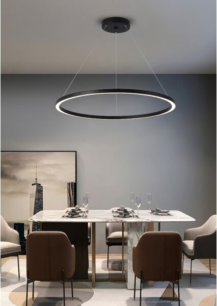 Immax NEO 07158-B80 - LED Stmívatelný lustr FINO LED/60W/230V Tuya černá + DO