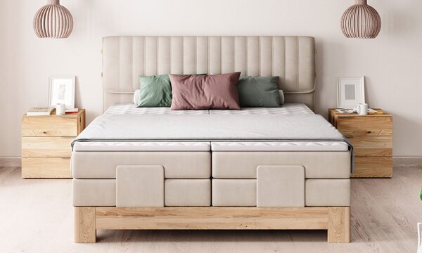 Boxspring postel massiv wood SANDRA | FAVI.cz