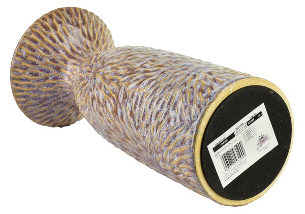 Mondex Keramický svícen YARINE BEIGE 25,5 cm béžový