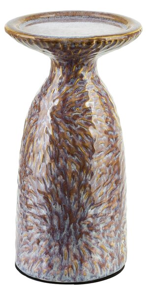 Mondex Keramický svícen YARINE BEIGE 20 cm béžový