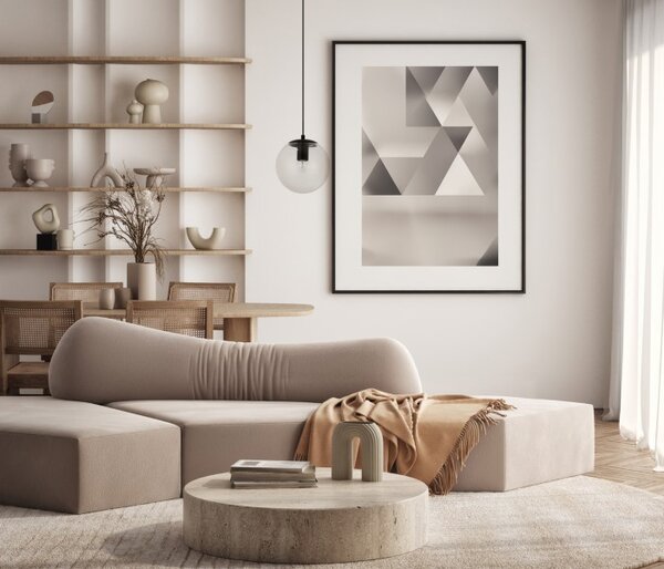 Závěsné svítidlo 1x E27 černá ITALUX Sarpo PND-58867-1S-BK