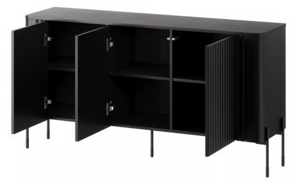 HALMAR Komoda Vera 150 cm černá