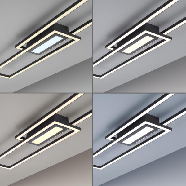 Leuchten Direkt 14696-18 - LED Stmívatelný přisazený lustr ASMIN LED/45W/230V