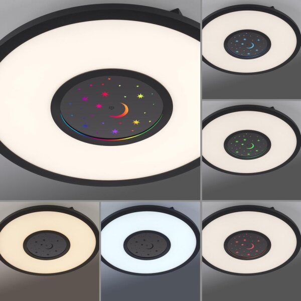 Leuchten Direkt 15572-18 - LED RGBW Stmívatelné svítidlo ASTRO LED/17,5W/230V+DO