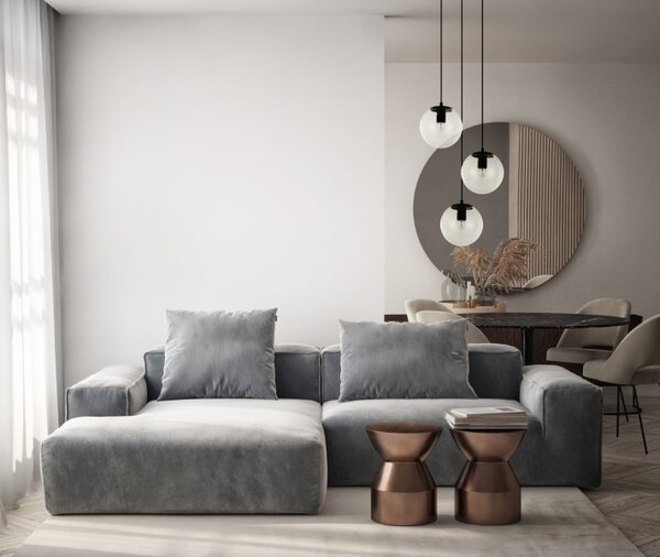 Závěsné svítidlo 3x E27 černá ITALUX Sarpo PND-58867-3S-BK