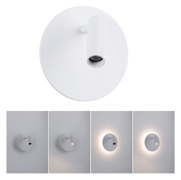 PAULMANN LED nabíjecí nástěnné svítidlo Kiora 2700K / 3,7V 0,6W / 0,7W stmívatelné bílá