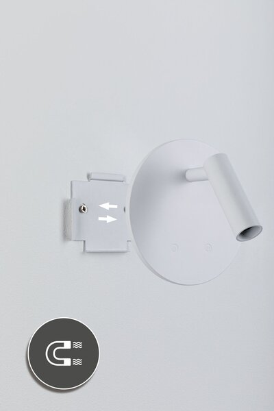 PAULMANN LED nabíjecí nástěnné svítidlo Kiora 2700K / 3,7V 0,6W / 0,7W stmívatelné bílá