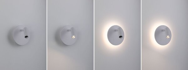 PAULMANN LED nabíjecí nástěnné svítidlo Kiora 2700K / 3,7V 0,6W / 0,7W stmívatelné bílá