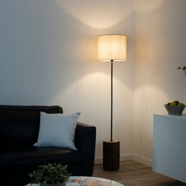 Leuchten Direkt 11234-79 - Stojací lampa BARK 1xE27/40W/230V