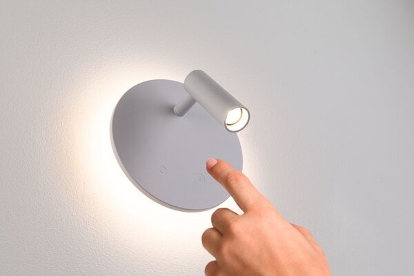 PAULMANN LED nabíjecí nástěnné svítidlo Kiora 2700K / 3,7V 0,6W / 0,7W stmívatelné bílá