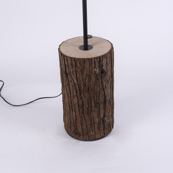 Leuchten Direkt 11234-79 - Stojací lampa BARK 1xE27/40W/230V
