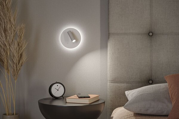 PAULMANN LED nabíjecí nástěnné svítidlo Kiora 2700K / 3,7V 0,6W / 0,7W stmívatelné bílá