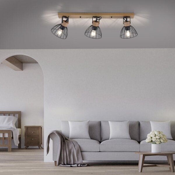 Leuchten Direkt 11418-18 - Bodové svítidlo LAMI 3xE27/25W/230V