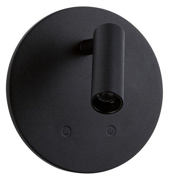 PAULMANN LED nabíjecí nástěnné svítidlo Kiora 2700K / 3,7V 0,6W / 0,7W stmívatelné černá