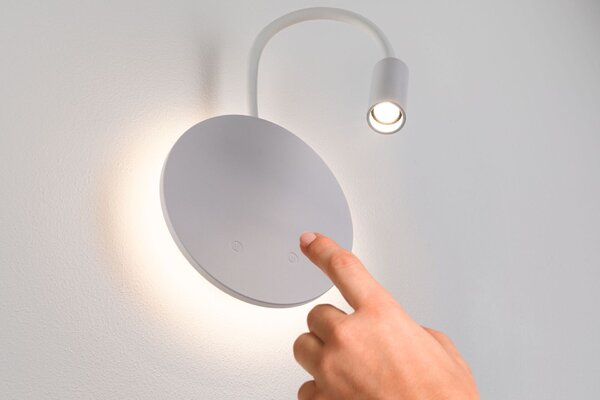 PAULMANN LED nabíjecí nástěnné svítidlo Miora 2700K / 3,7V 0,6W / 0,7W stmívatelné bílá