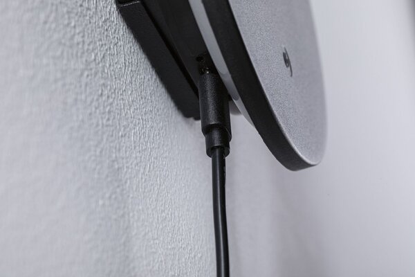 PAULMANN LED nabíjecí nástěnné svítidlo Miora 2700K / 3,7V 0,6W / 0,7W stmívatelné černá
