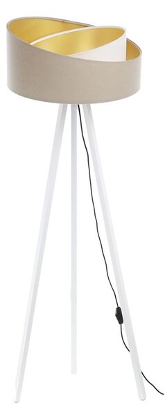 Stojací lampa GALAXY 1xE27/60W/230V béžová/bílá