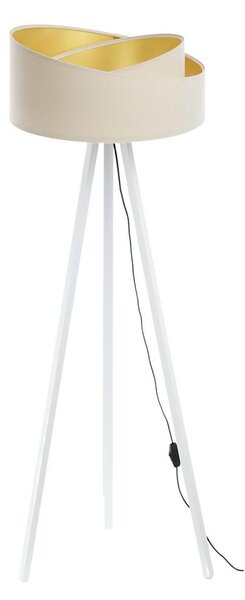Stojací lampa GALAXY 1xE27/60W/230V krémová/bílá