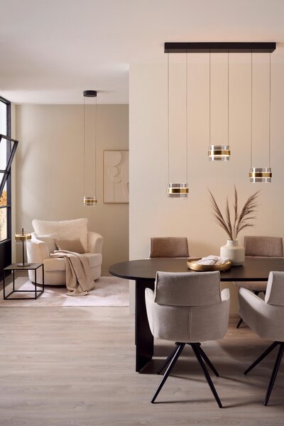 ZÁVĚSNÉ LED SVÍTIDLO, 105/21,5/200 cm - Závěsná LED svítidla