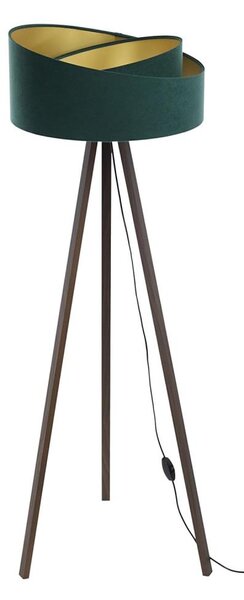 Stojací lampa GALAXY 1xE27/60W/230V zelená/hnědá