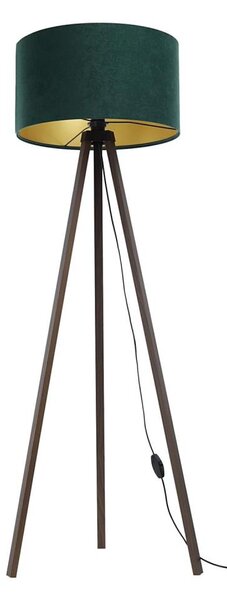 Stojací lampa STANDART 1xE27/60W/230V zelená/hnědá
