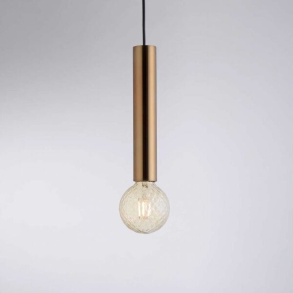 Leuchten Direkt 15617-60 - Lustr na lanku BRUNA 1xE27/60W/230V mosaz
