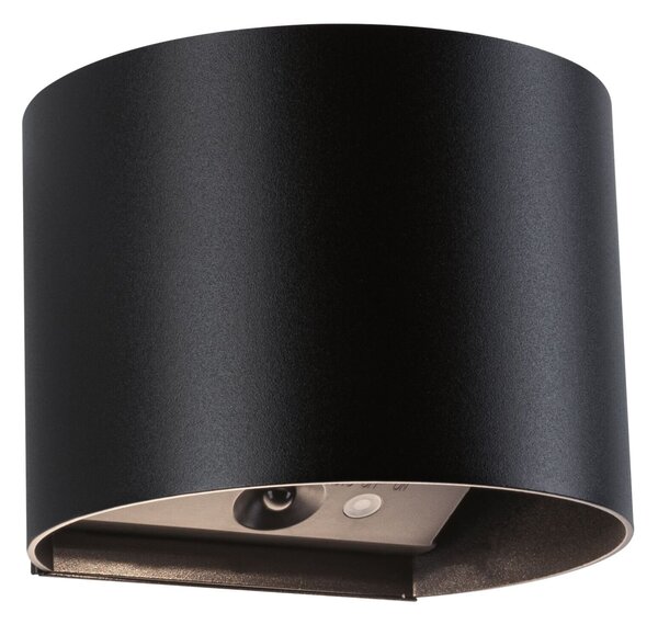PAULMANN LED nabíjecí nástěnné svítidlo Nyora IP44 3000K 135x120mm 2x1W černá