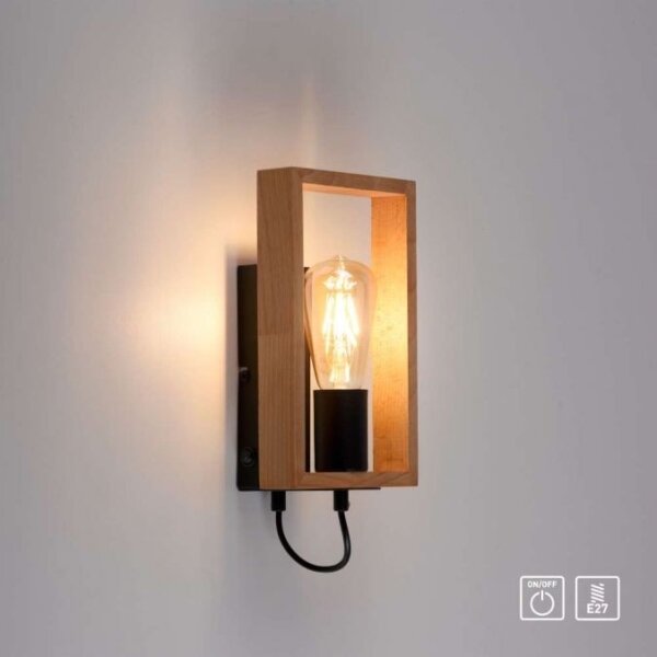 Leuchten Direkt 15654-18 - Nástěnné svítidlo FRANKY 1xE27/60W/230V
