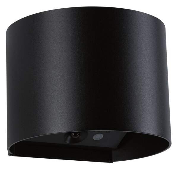 PAULMANN LED nabíjecí nástěnné svítidlo Nyora IP44 3000K 135x120mm 2x1W černá