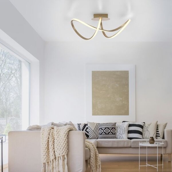 Leuchten Direkt 15403-60 - LED Stmívatelný přisazený lustr MARIA LED/15,5W/230V