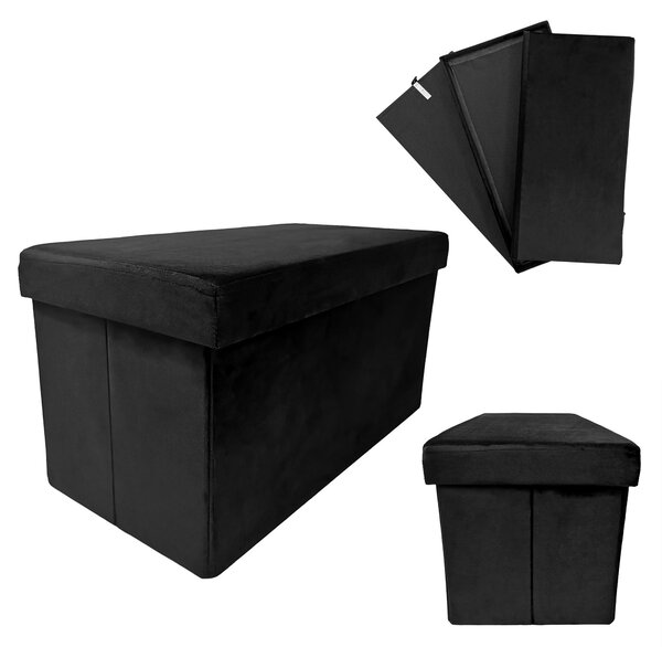 Kontrast Skládací taburet PERFECT DUO 60x30 cm černý