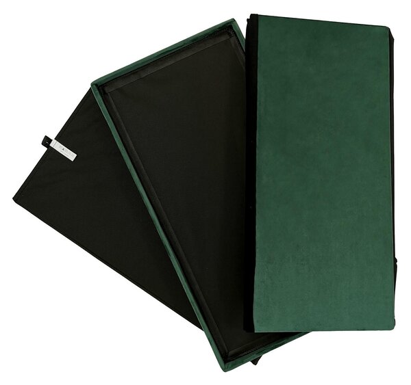 Kontrast Skládací taburet PERFECT DUO 60x30 cm tmavě zelený