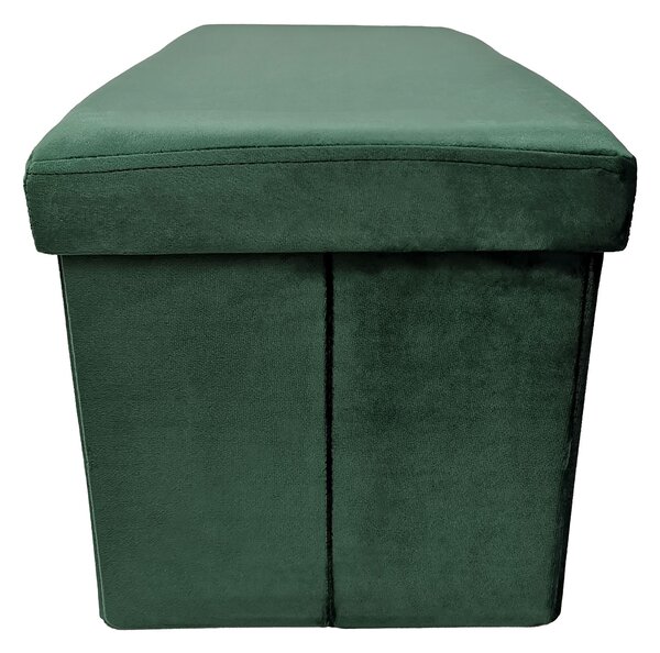 Kontrast Skládací taburet PERFECT DUO 60x30 cm tmavě zelený