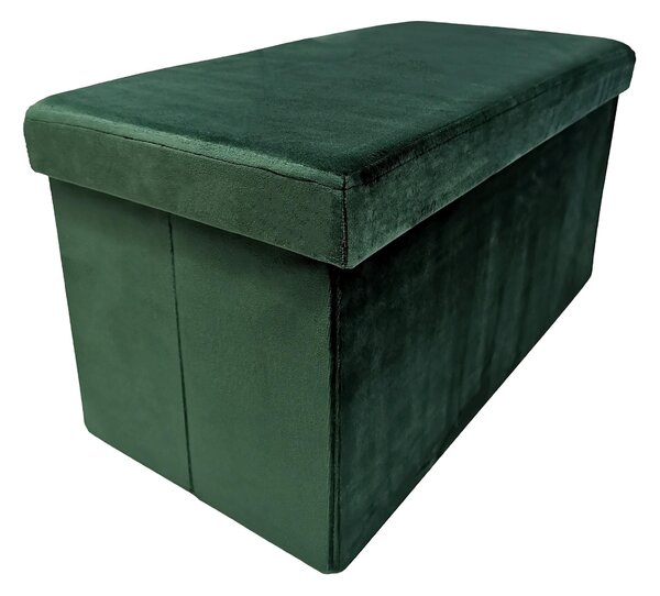 Kontrast Skládací taburet PERFECT DUO 60x30 cm tmavě zelený