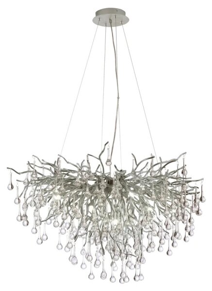 Paul Neuhaus 2192-55 - Lustr na lanku ICICLE 10xG9/40W/230V 50x100 cm chrom