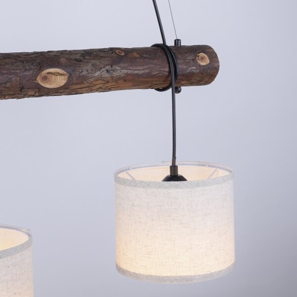 Leuchten Direkt 11238-79 - Lustr na lanku BARK 3xE27/40W/230V