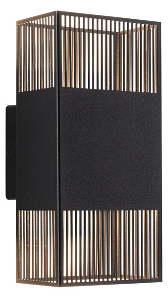 PAULMANN LED nástěnné svítidlo Tharin IP44 3000K 120x104mm 2x3,7W černá