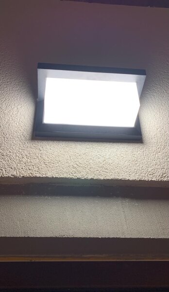 LED Venkovní nástěnné svítidlo se senzorem LED/12W/230V IP54 černá